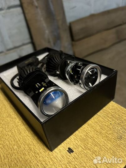 Mini bi led h4 линзы