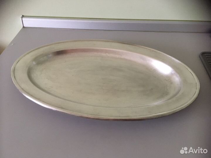 Блюдо из мельхиора