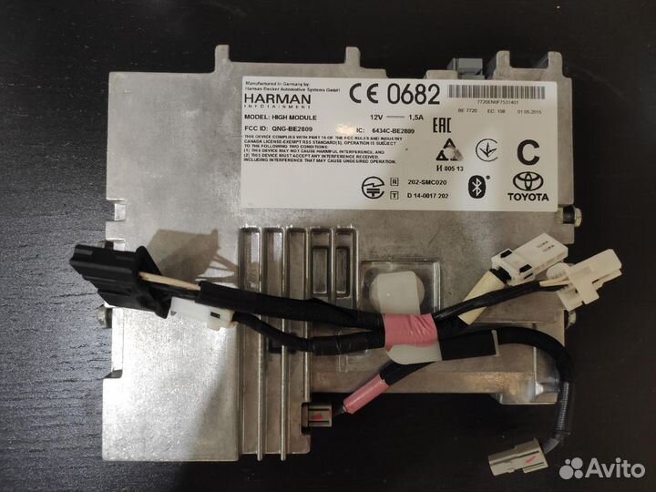 Toyota Touch 2 with Go High блок навигации оригина
