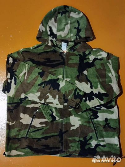 Толстовка милитари флисовая Woodland фирма Deffo