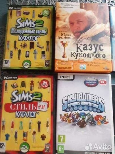 Игровые диски Sims, crysis