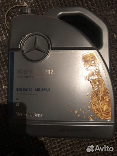 Масло моторное 5w40 для mercedes