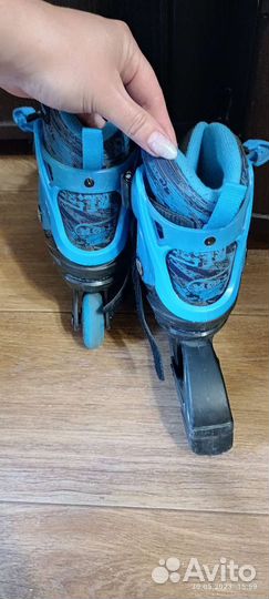 Ролики раздвижные 32-35р с комплектом осей