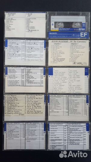 Аудиокассеты Sony Super EF-90