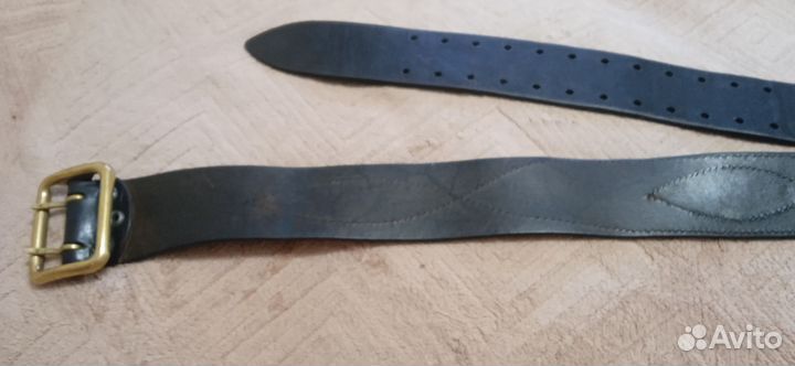 Портупея офицерская, ремень военный, нат кожа