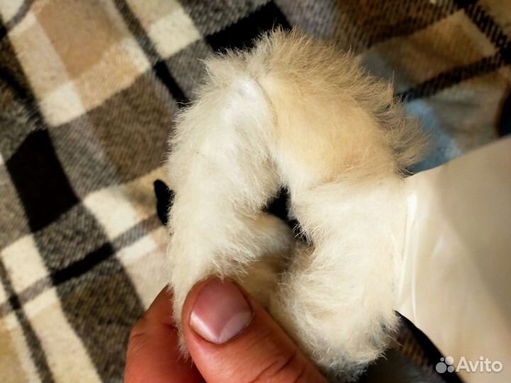 Перчатки лётные кожаные настоящий мех