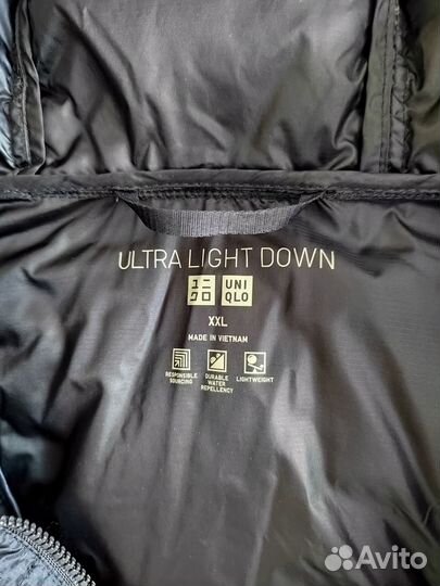 Uniqlo пуховик XXL