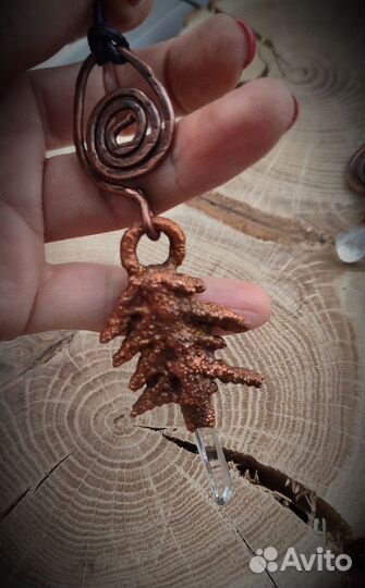 Подвеска с горным хрусталем