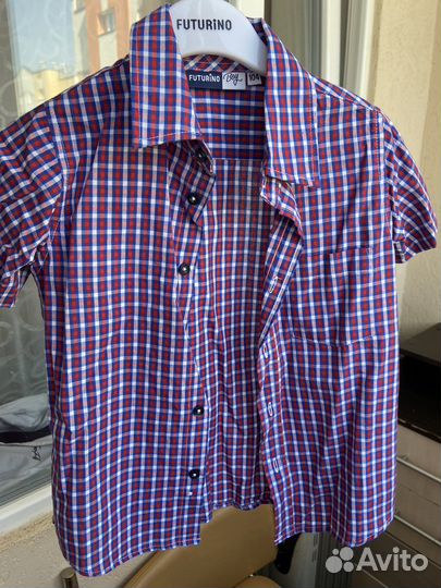 Рубашка на мальчика 104