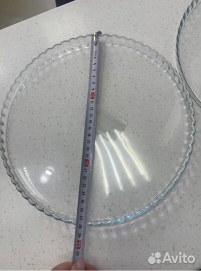 Блюдо прозрачное 28 см