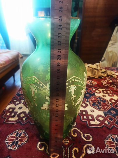 Ваза цветное стекло чехословакия