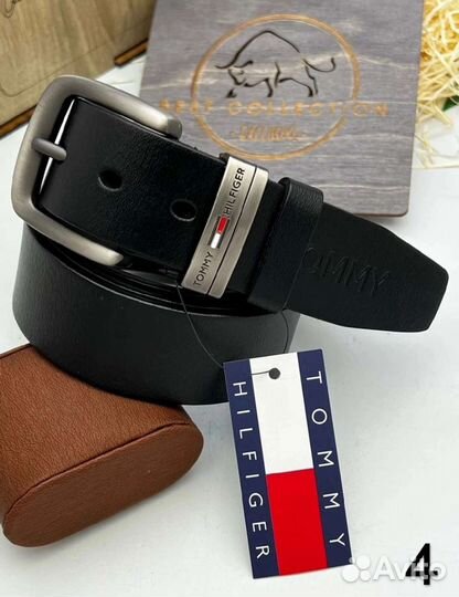 Мужской ремень из прессованной кожи