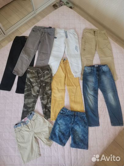 Джинсы брюки штаны шорты для мальчика 110-122