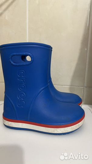 Сапоги резиновые детские crocs