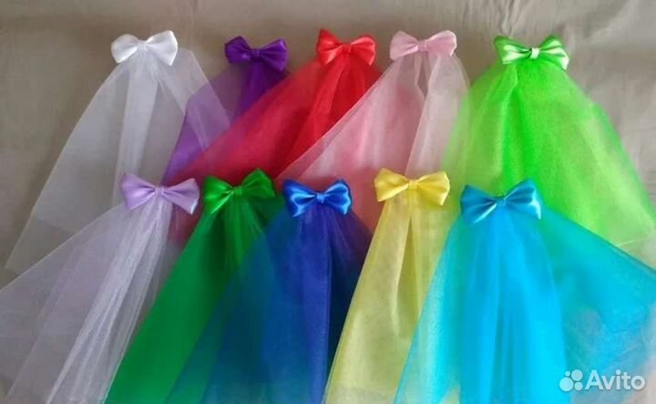 Фата для девичника, фата на девичник