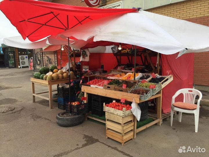 Палатка овощи фрукты