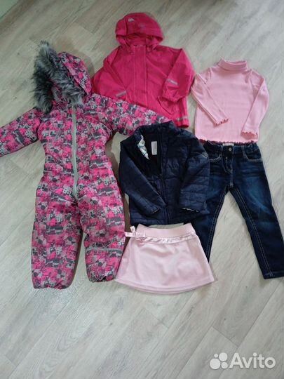 Одежда для девочки пакетом 98-104