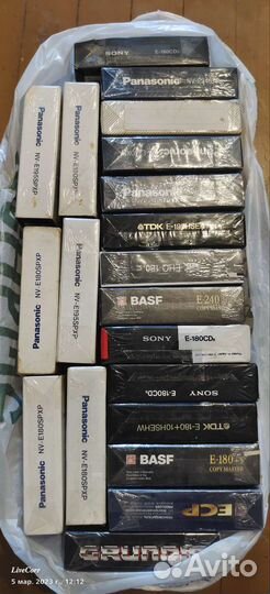 Видеокассеты vhs
