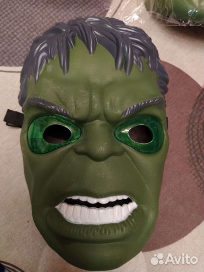 Новая Маска Халка со светящимися глазами