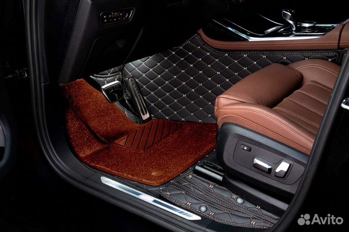 3D Коврики Mercedes Салон Багажник из Экокожи