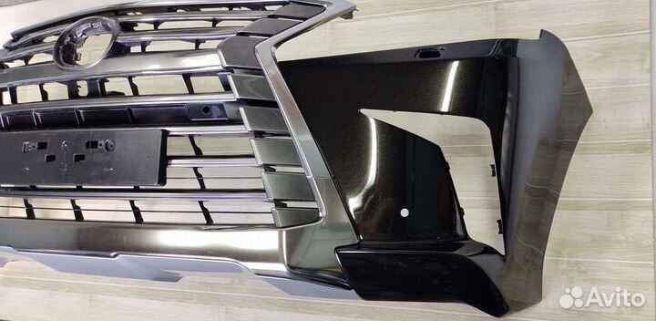 Lexus LX570 Бампер под установку с решеткой 15-21