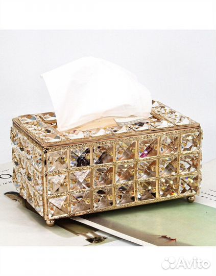 Салфетница золотая серебряная интерьерная новая