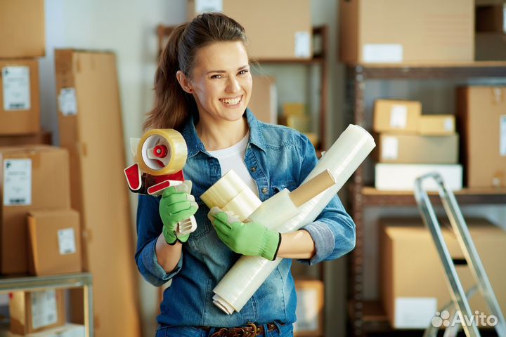 Сотрудница склада стикеровка заказов WB ozon