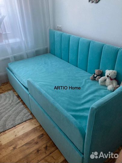 Детская кровать с мягкими бортиками