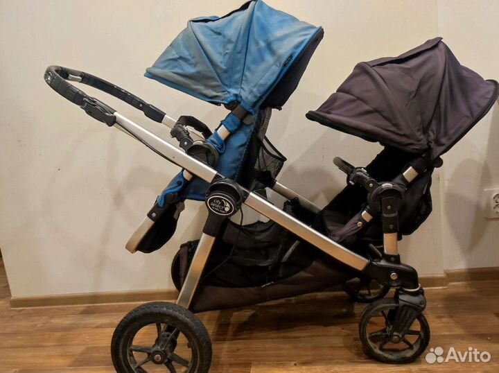 Коляска для двойни погодок Baby Jogger City Select