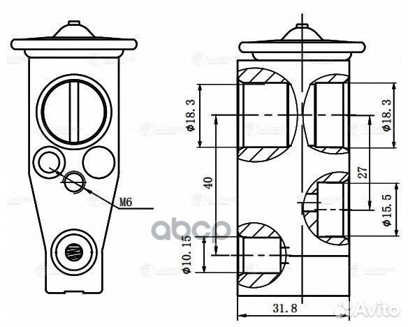 Клапан расш. кондиционера (трв) для а/м Toyot
