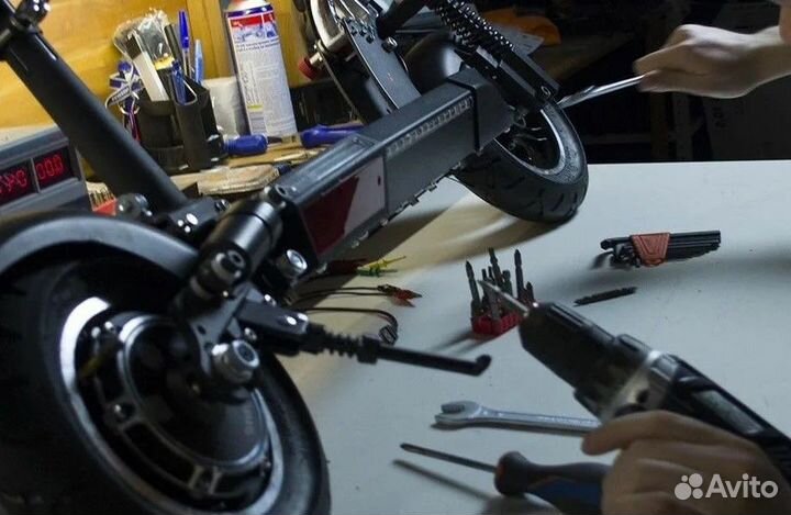 Ремонт электросамокатов и электромотоциклов