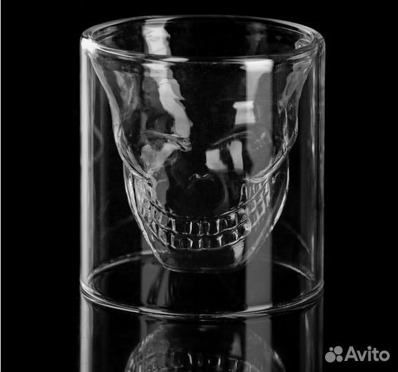 Стопка с двойными стенками Magistro «Череп» 100 мл