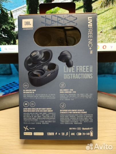 Jbl Live Free NC + TWS наушники