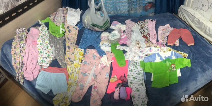 Детские вещи пакетом от 0 до года