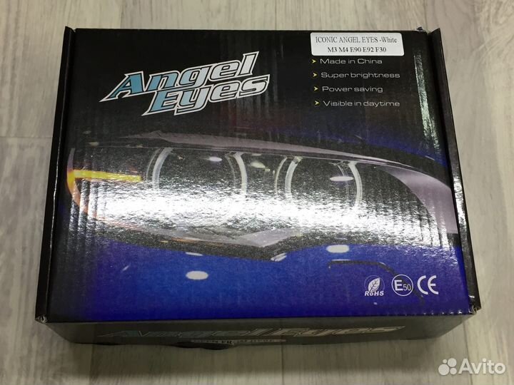 Ангельские глазки Iconic BMW M3 M4 E90, E92 Белые