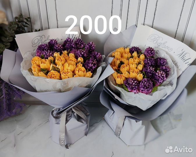 Тюльпаны к 8 марта из зефира