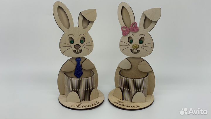 Кролик (заяц) карандашница