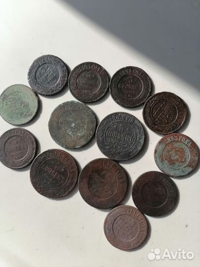 Старинные царские медные монеты на выбор
