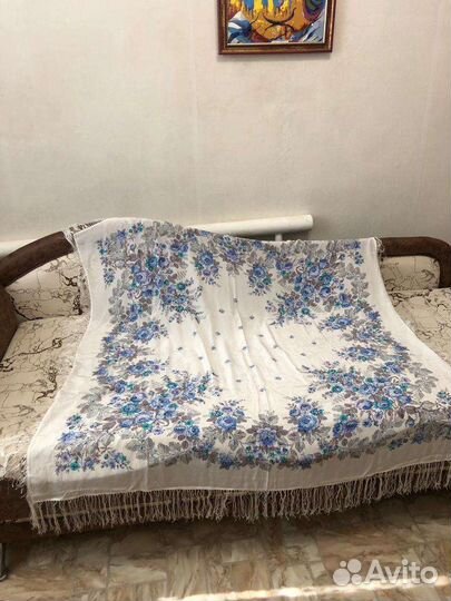 Павловопосадский платок шелковый