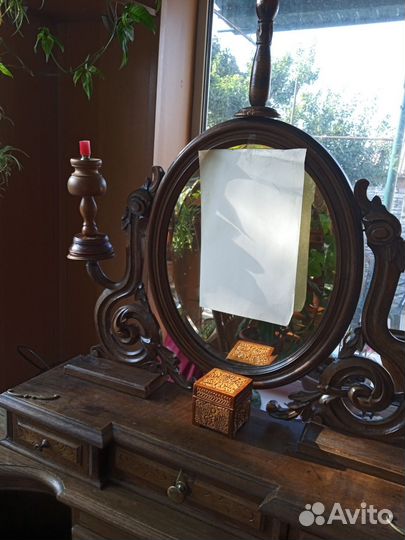 Зеркало старинное, антикварное псише