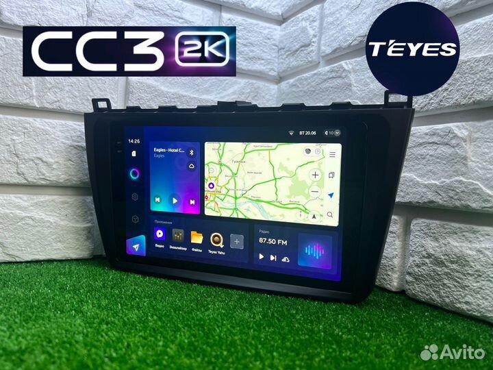 Штатная магнитола Teyes CC3 2K Mazda 6 2007-13