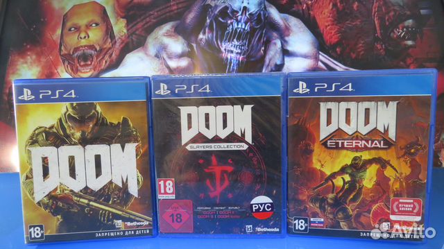 Doom все части Русская версия PS4 / PS5