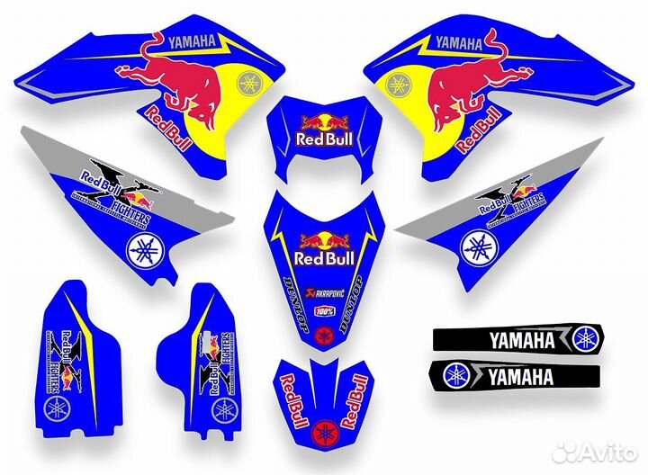 Наклейки Графика yamaha WR250X Wr250R