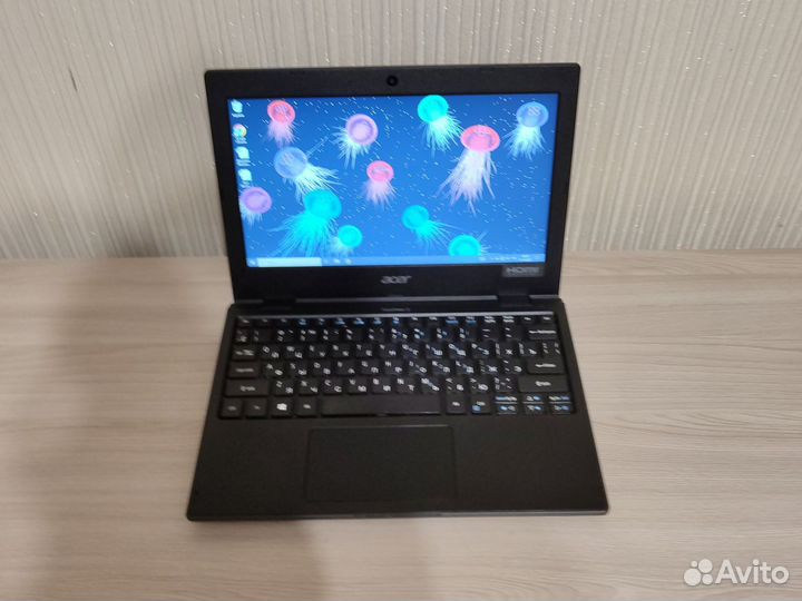 Компактный ноутбук Intel 4 ядра/SSD/DDR4-4Gb/11.6