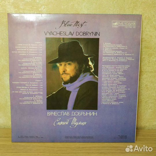 Виниловая пластинка.В.Добрынин