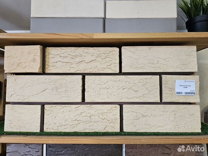 Кирпич облицовочный белебей имбирь рустик