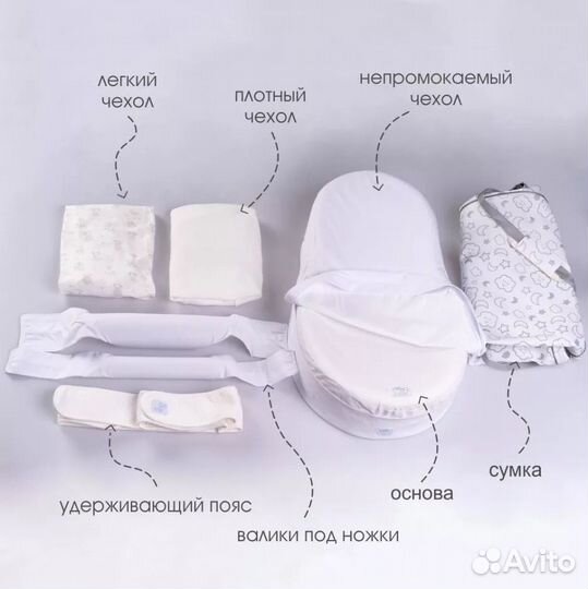 Подушка-позиционер кокон Зевушка (Фабрика облаков)