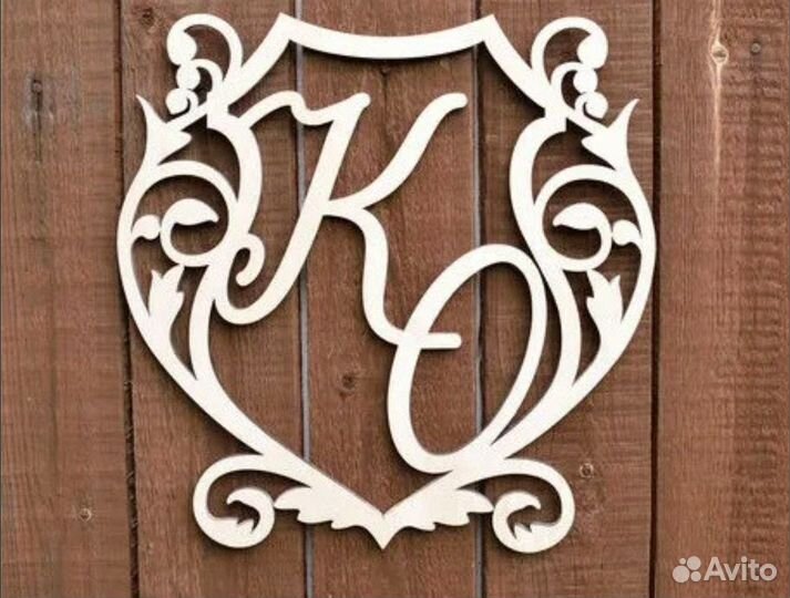 Монограмма на свадьбу (свадебный герб)