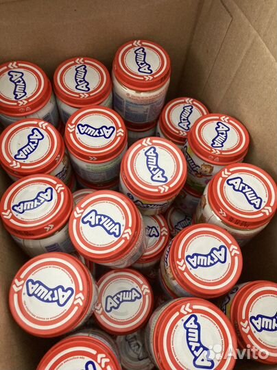 Мясные, Овощные, фруктовые пюре Агуша