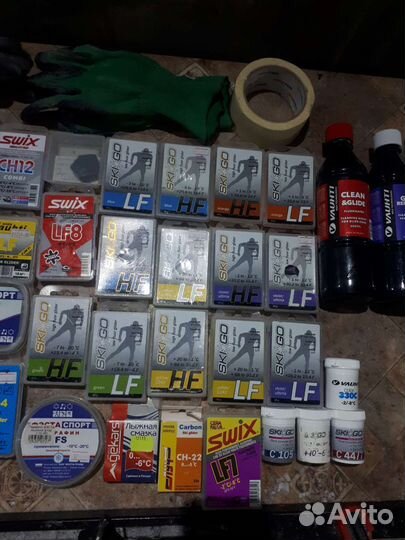 Подготовка беговых и горных лыж/ Услуги сервисмена